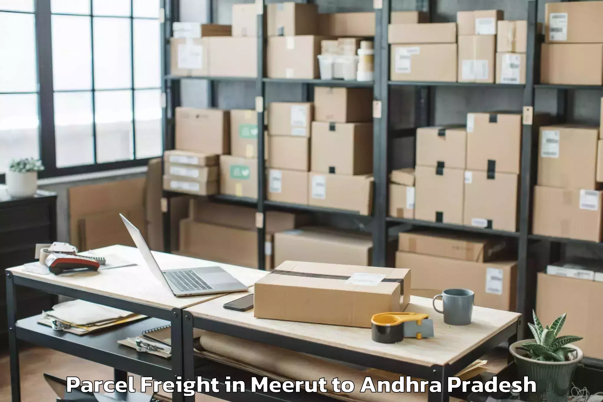 Get Meerut to Maddipadu Parcel Freight